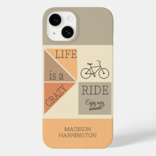Coque Pour iPhone 14 Nom personnalisé / Vie textuelle est un tour fou