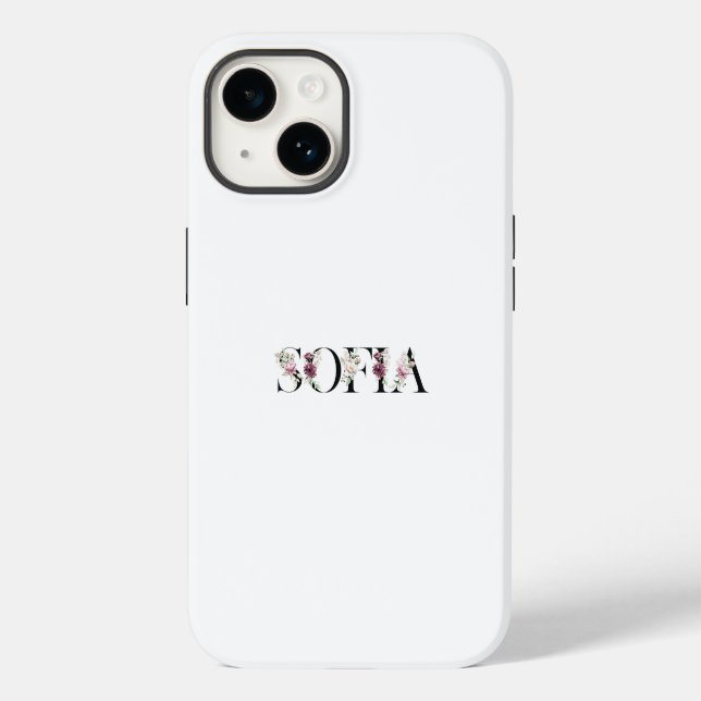 Coques Case-Mate iPhone Nom Sofia. (Verso)