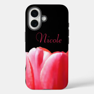 Coques iPhone 16 Nom Tulip Bloom Rising