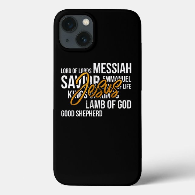 Coques Case-Mate iPhone Noms De Jésus Église Religieuse Chrétienne Imprime (Verso)