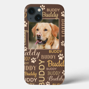 Case-Mate iPhone Case Noms photo personnalisés Chien Brown Chien