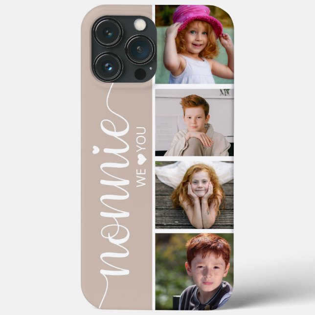 Coques Case-Mate iPhone Nonnie We Love You Photo (Verso)