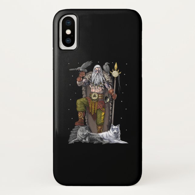 Coques Case-Mate iPhone Norse Viking Dieu Odin (Dos)