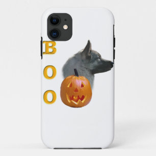 Coque iPhone 11 Norvégien Elkhound Halloween Boo