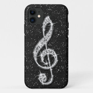 Coques Pour iPhone Note de musique en diamant pailleté brillant impri