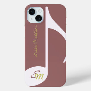 Coque iPhone 15 Mini note musicale féminine