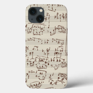 Etui iPhone 13 Notes de musique