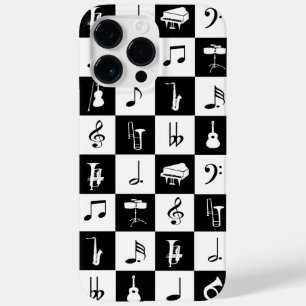 Coque Pour Pour iPhone 14 Pro Max Notes et instruments de musique moderne et élégant