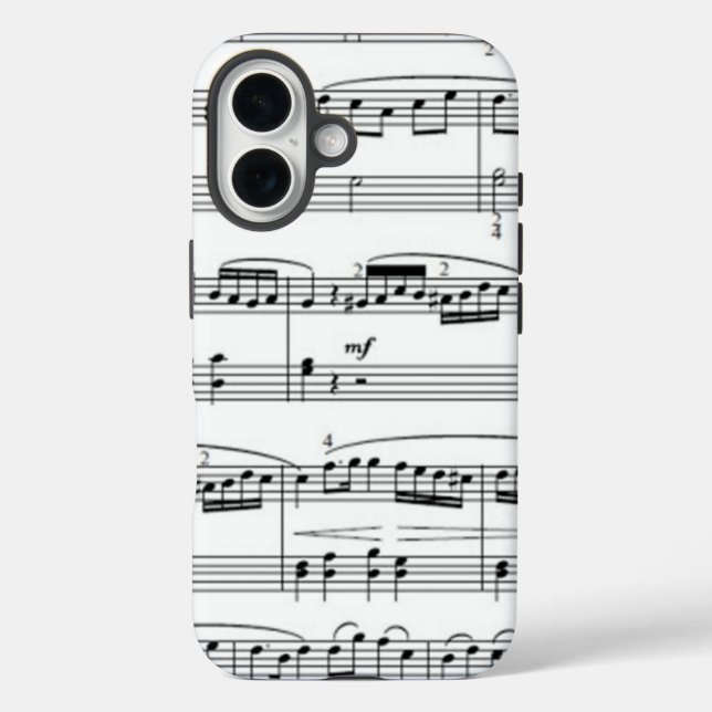 Coques Case-Mate iPhone notes musicales (Verso)