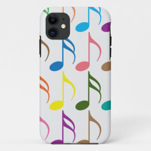 Coques Pour iPhone Notes musicales colorées motif