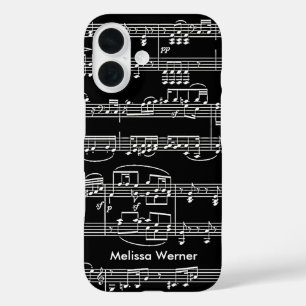 Coques iPhone 16 Notes musicales personnalisées