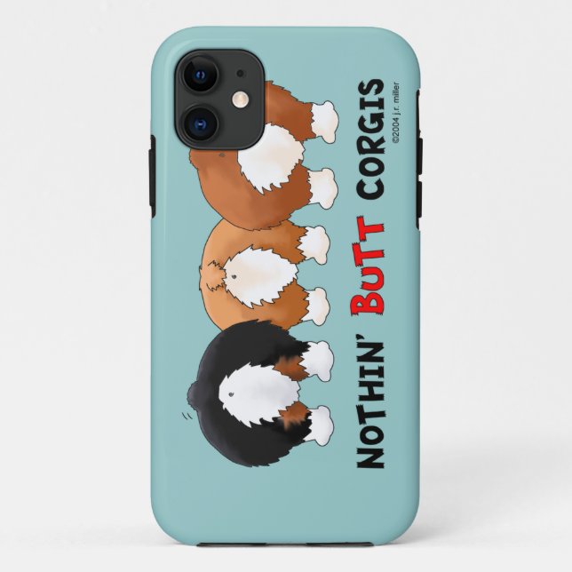 Coques Case-Mate iPhone Nothin' Butt Corgis (Dos)