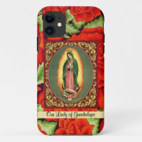 Notre-Dame de Guadalupe en prière avec les Roses