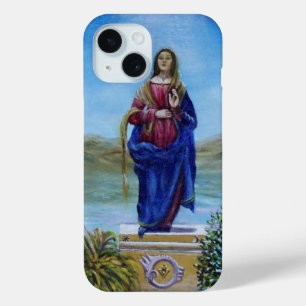 Coque Pour iPhone 15 NOTRE DAME DE LA LUMIÈRE Vierge de l'Immaculée Con