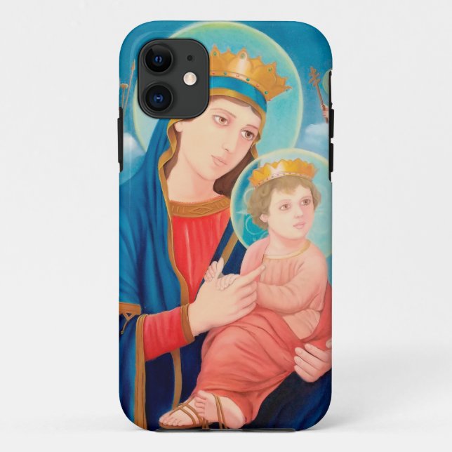 Coques Case-Mate iPhone Notre-Dame de Perpétuel aide catholique (Dos)