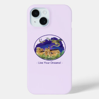 Coque Pour iPhone 15 Notre Dame Téléphone - Dreams (Divers)