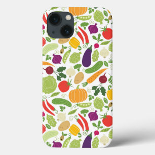 iPhone 13 Case Nourriture sur un arrière - plan blanc