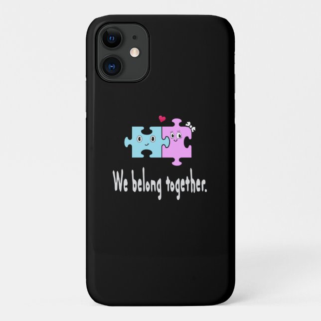 Coques Case-Mate iPhone Nous sommes faits pour être ensemble (Dos)