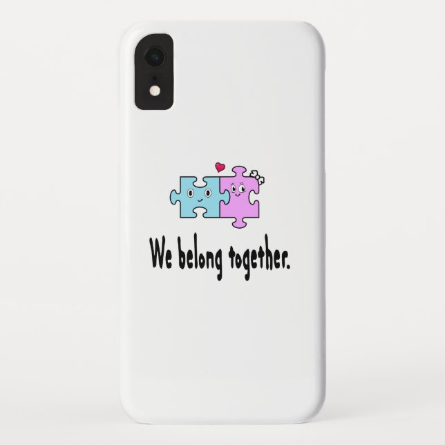 Coques Case-Mate iPhone Nous sommes faits pour être ensemble (Dos)