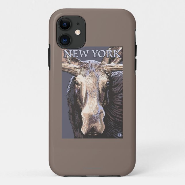 Coques Case-Mate iPhone Nouvelle de YorkMoose fin (Dos)