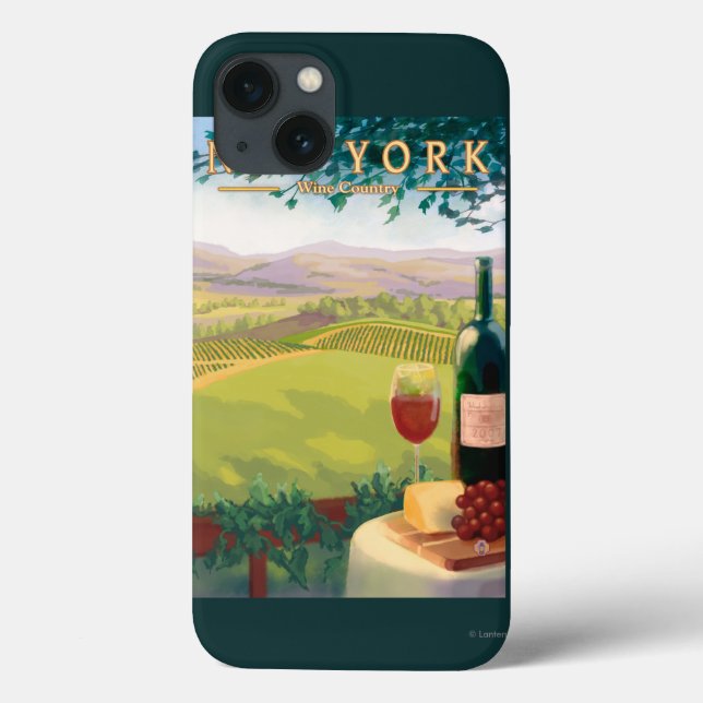 Coques Case-Mate iPhone Nouvelle scène de pays de YorkWine (Verso)
