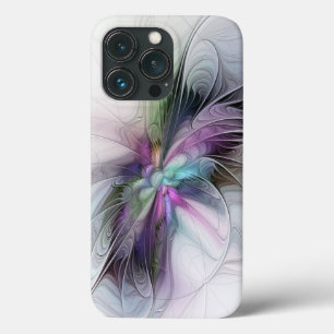 Case-Mate iPhone Case Nouvelle vie, Colorful Abstrait Fractal Art Imagin