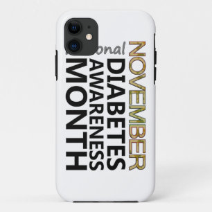 Coque iPhone 11 Novembre Mois de sensibilisation au diabète