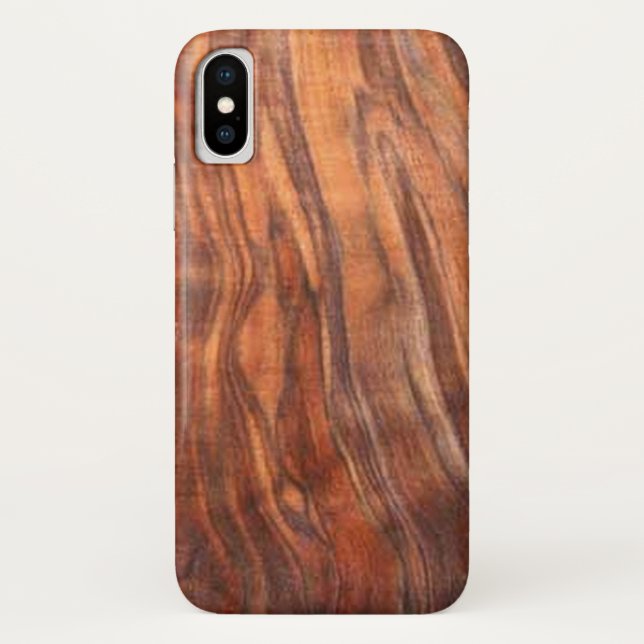 Coques Case-Mate iPhone Noyer (grain de bois) (Dos)