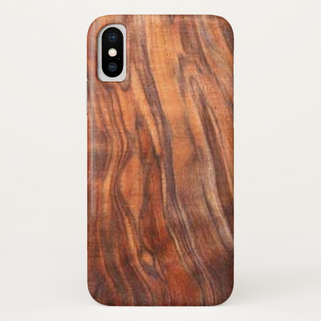Coques Case-Mate iPhone Noyer (grain de bois) (Dos)