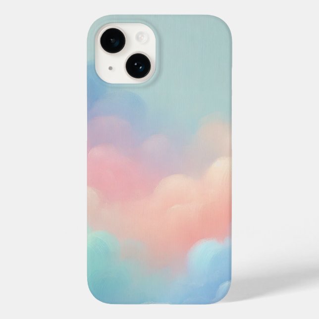 Coques Case-Mate iPhone Nuages pastel (Verso)