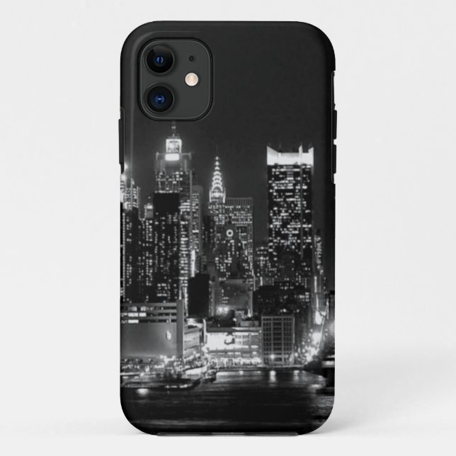 Coques Case-Mate iPhone Nuit à New York (Dos)