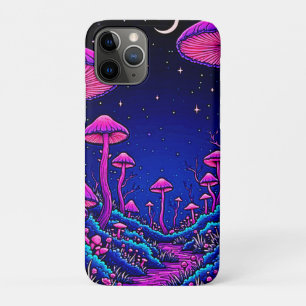 Case-Mate iPhone Case Nuit de forêt de champignons psychédélique