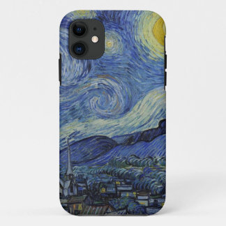 Coque iPhone 11 Nuit étoilée de Van Gogh