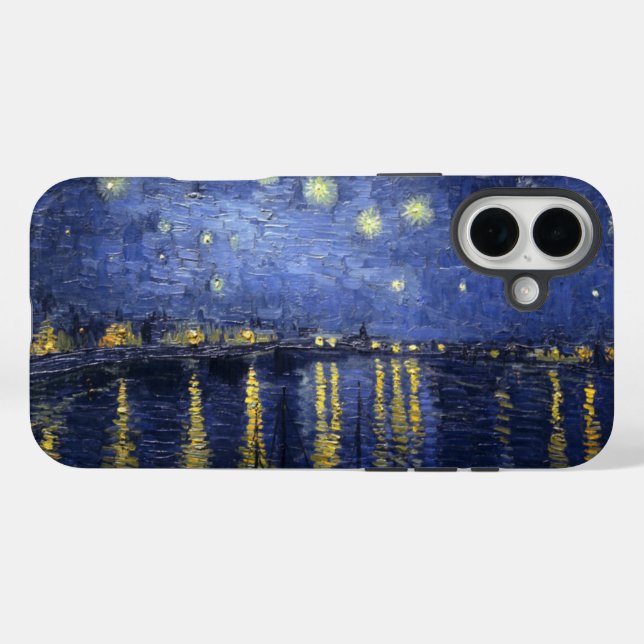 Coques Case-Mate iPhone Nuit étoilée sur le Rhône (Verso (horizontal))