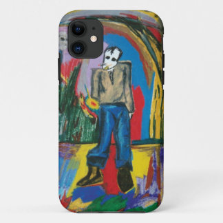 Coque iPhone 11 Nuit violette (2 3) du cas de Smartphone