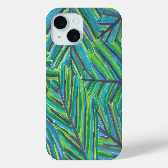 Coques Case-Mate iPhone Nuits tropicales luxuriantes (Verso)