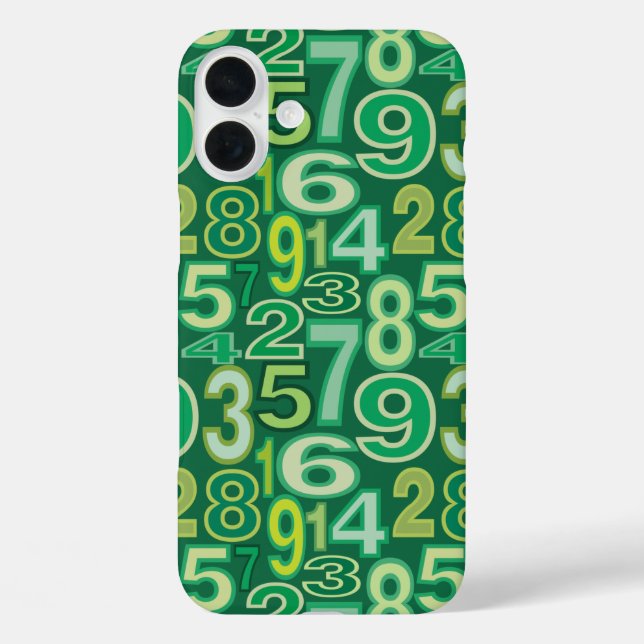 Coques Case-Mate iPhone Number pattern (Verso)