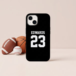 Coque Pour iPhone 14 Numéro de sport personnalisé avec nom