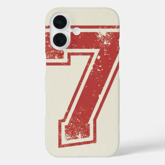 Coques iPhone 16 numéro sept chanceux
