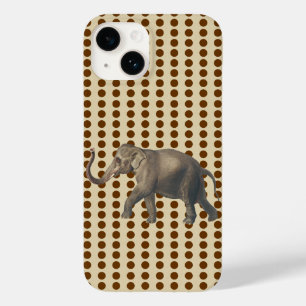 Coque Pour iPhone 14 Nutmeg Spice Moods Doses avec éléphant