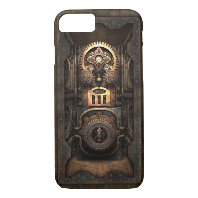Coques Case-Mate iPhone Objet infernal de Steampunk (inclus) (Dos)