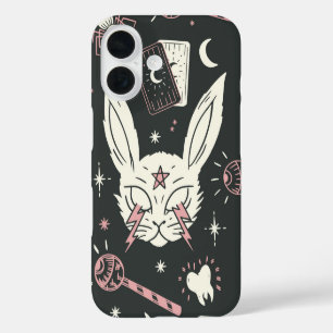 Coques iPhone 16 Occulte Bunny Power Éffrayant
