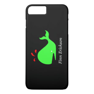 Coques Pour iPhone Ocean Glow_Grosse baleine de conjoint_personnalisé