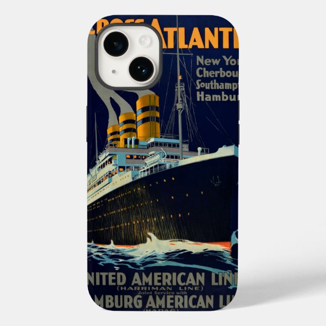 COQUES Case-Mate iPhone OCEAN LINER EUROPE AMÉRIQUE (Verso)