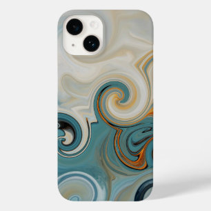 Coque Pour iPhone 14 Ocean Waves Beach Turquoise Blue Abstrait 74