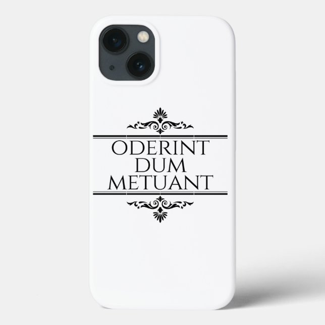 Coques Case-Mate iPhone Oderint Dum Metuant (Verso)