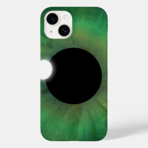 Coque Pour iPhone 14 Oeil cool Oeil vert Oeil vert Iris Oeil mince Clos