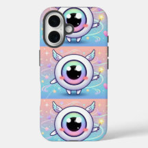Œil Mauvais Kawaii avec Aura Magique