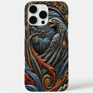 Coques iPhone 16 Pro Max Œuvre d'art inspirée de l'aigle faunique