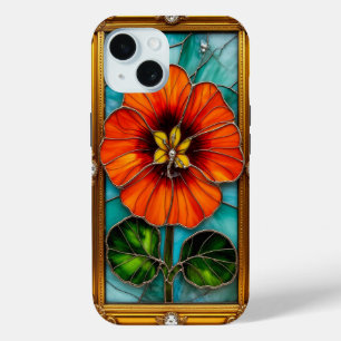 Coque Pour iPhone 15 Oeuvre élégante en verre tendu